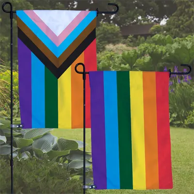 pride garden flags