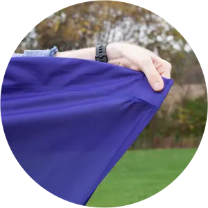 Securing Pole in Flag Pocket