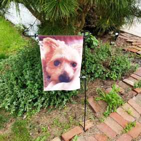 personalized garden flags