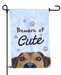 personalized garden flag with pet photo