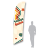 Image of "Large (Flag size: 2.6' x 11.2')" option for "Size"