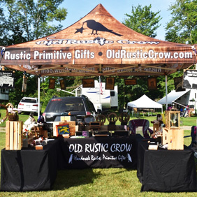 craft fair themed tent