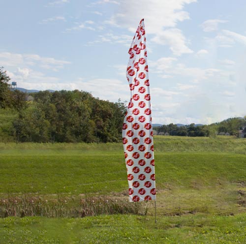 rectangle feather flag