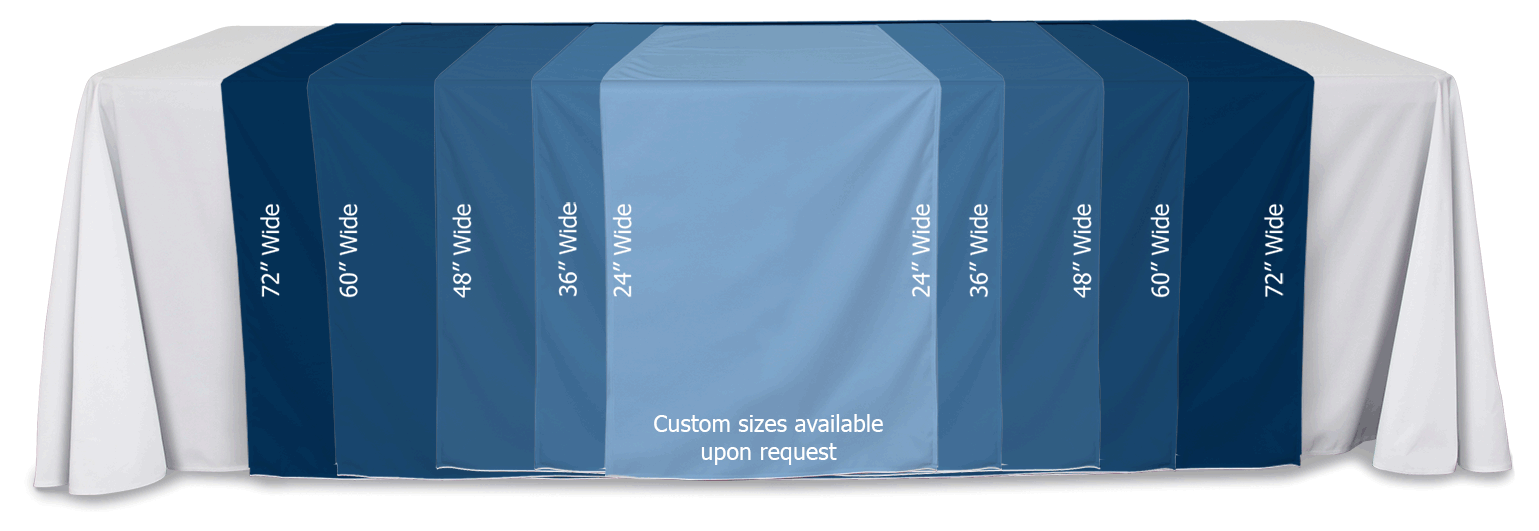 custom table runners size options