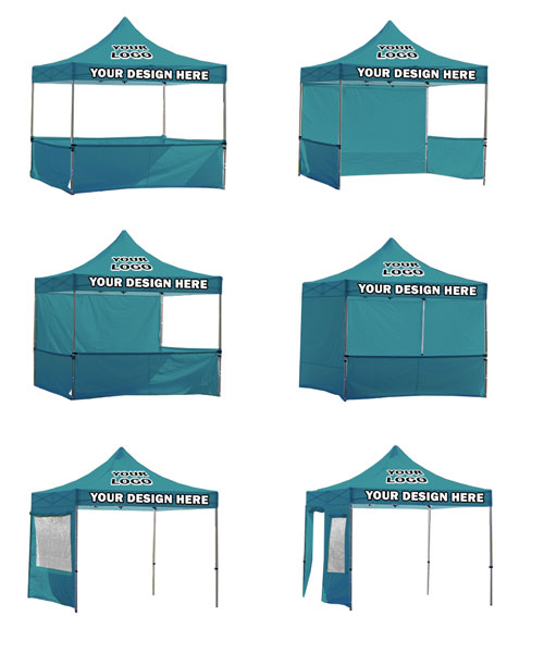 Custom tent wall options