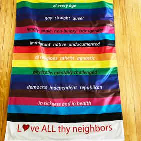 custom fabric banner