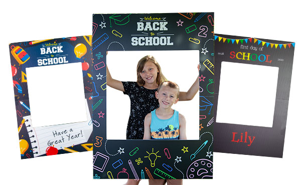 back to school selfie frame