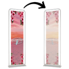 Image of "Single-Sided (Design in reverse on back side)" option for "Single or Double-Sided"