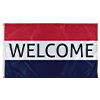 Image of "Welcome Flag" option for "Stock Design"