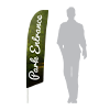 Image of "XSmall (Flag size: 1.6' x 4.9')" option for "Size"