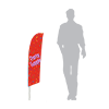 Image of "XXSmall (Flag size: 1.3' x 3.1')" option for "Size"