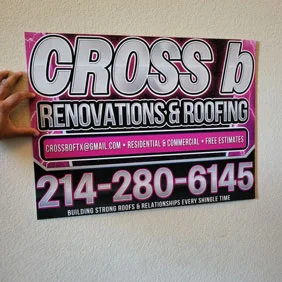 yard sign printing