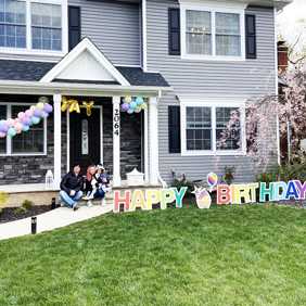 happy birthday signs for front yard
