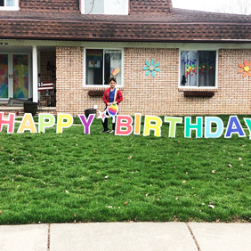 bday yard signs