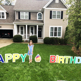 custom yard signs birthday