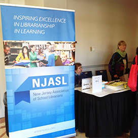 Library Themed stand up banner