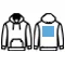 Image of "Back" option for "Hoodie Imprint"