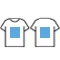 Image of "Front & Back" option for "T-Shirt Imprint"