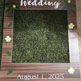 wedding selfie frame